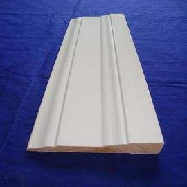Plinthe en bois blanche moulant le matériel favorable à l'environnement pour la fenêtre