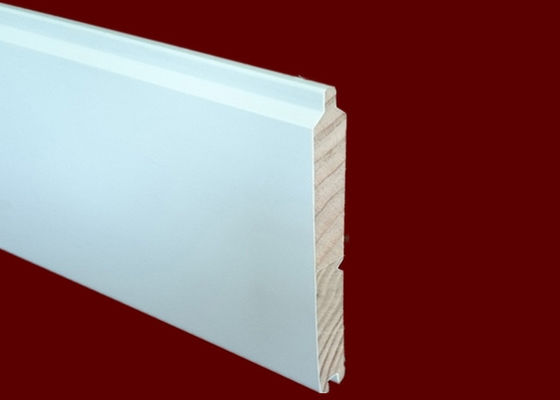Blanc 5.2m en bois anti-vieillissement d'enveloppe de fenêtre pour construire Decration