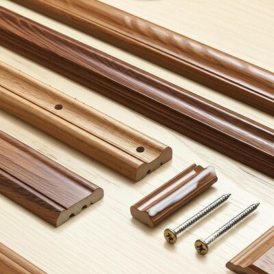 Custom Profiles And Sizes Decorative Wooden Mouldings With High Resistance To Wear And Tear And Lightweight For Easy Installation
