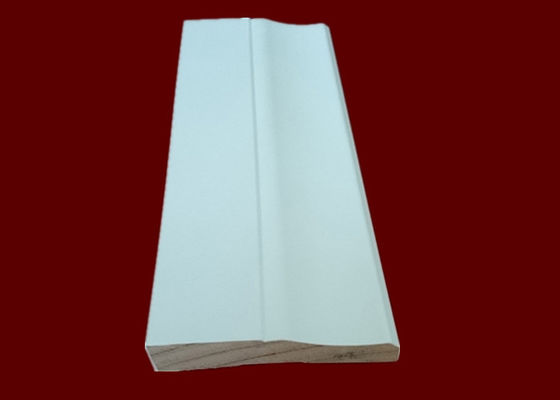 Matériel enfermant décoratif de mousse de PVC de bâti de fibre de bois blanche